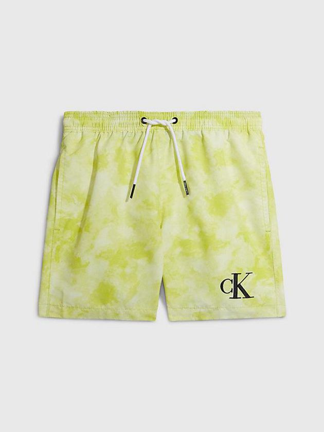 Calvin Klein USA Swim - Authentic Mens Shorts Yellow 4589132-ZL